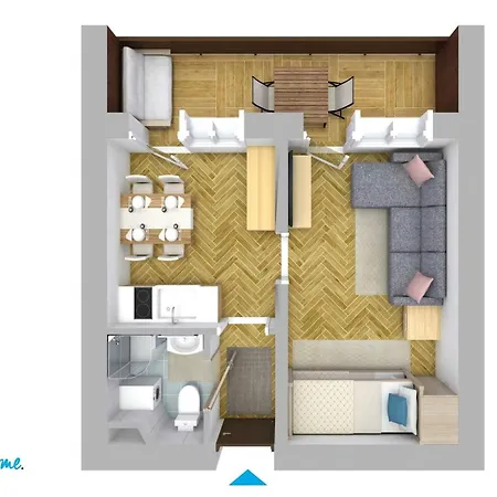 Krzeptowskiego Studio Z Widokiem Na Gory W Zakopanem By Rent Like Apartmán *